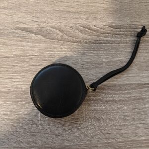Madewell Black Leather Coin Pouch